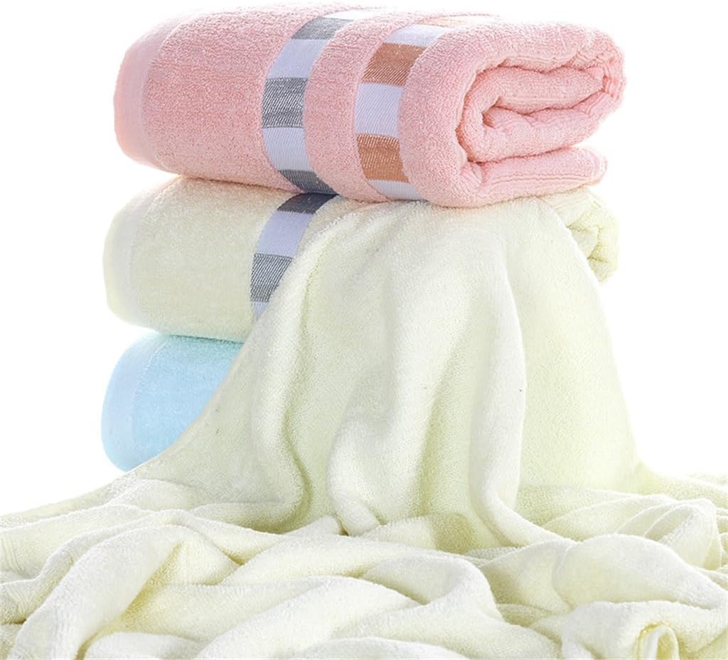 Towel Plain Household Couple Adult Bath Towel Thickened Soft Absorbent Cotton Towel