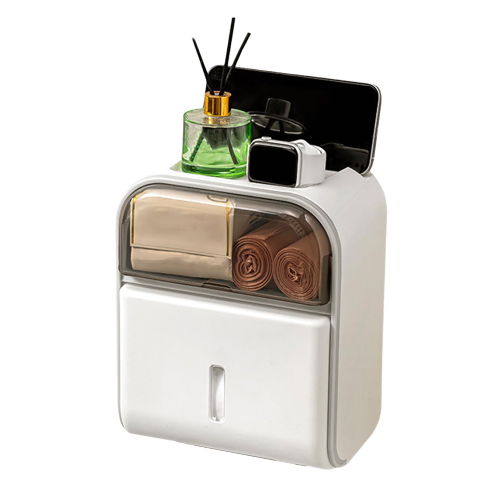 Sturdy Handheld Tissue Storage Container and Wall Mounted Solution for Everyday Use Decoration Tissue Container
