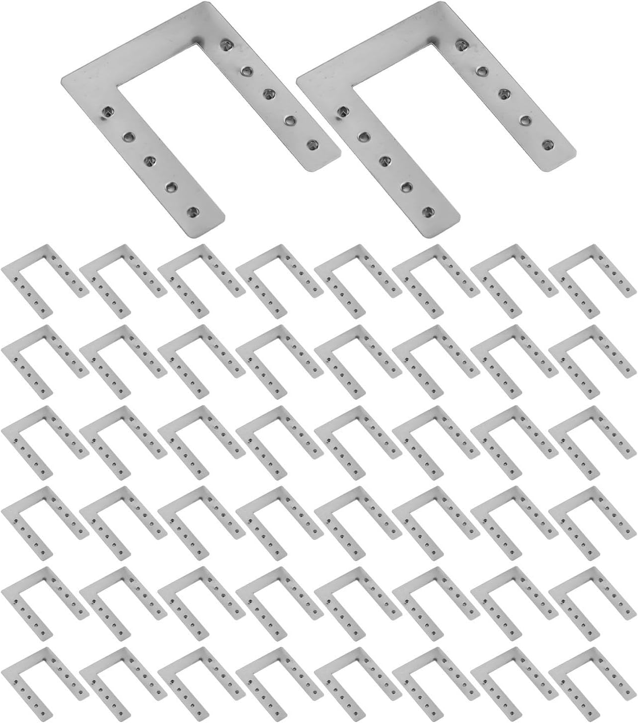 50pcs Solar Panel Cable Clamp Grounding Washer For Photovoltaic Roof, Ground, Shed And Carport Compatible With C Steel And Aluminum Rails