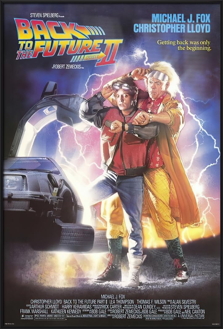 Amazon.co.jp: Back to the Future II – Framed映画ポスター/印刷