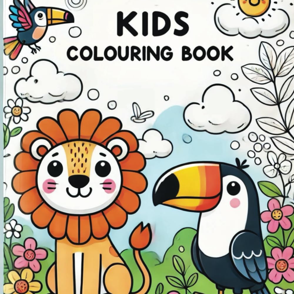 Kids Animal Colouring Book