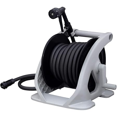 Amazon Amazon Co Jp限定 Water Gear ウォーターギア ホース ホースリール Watergear オーロラmax15 15m R315wg モノトーン 安心の2年間保証 ホース リール