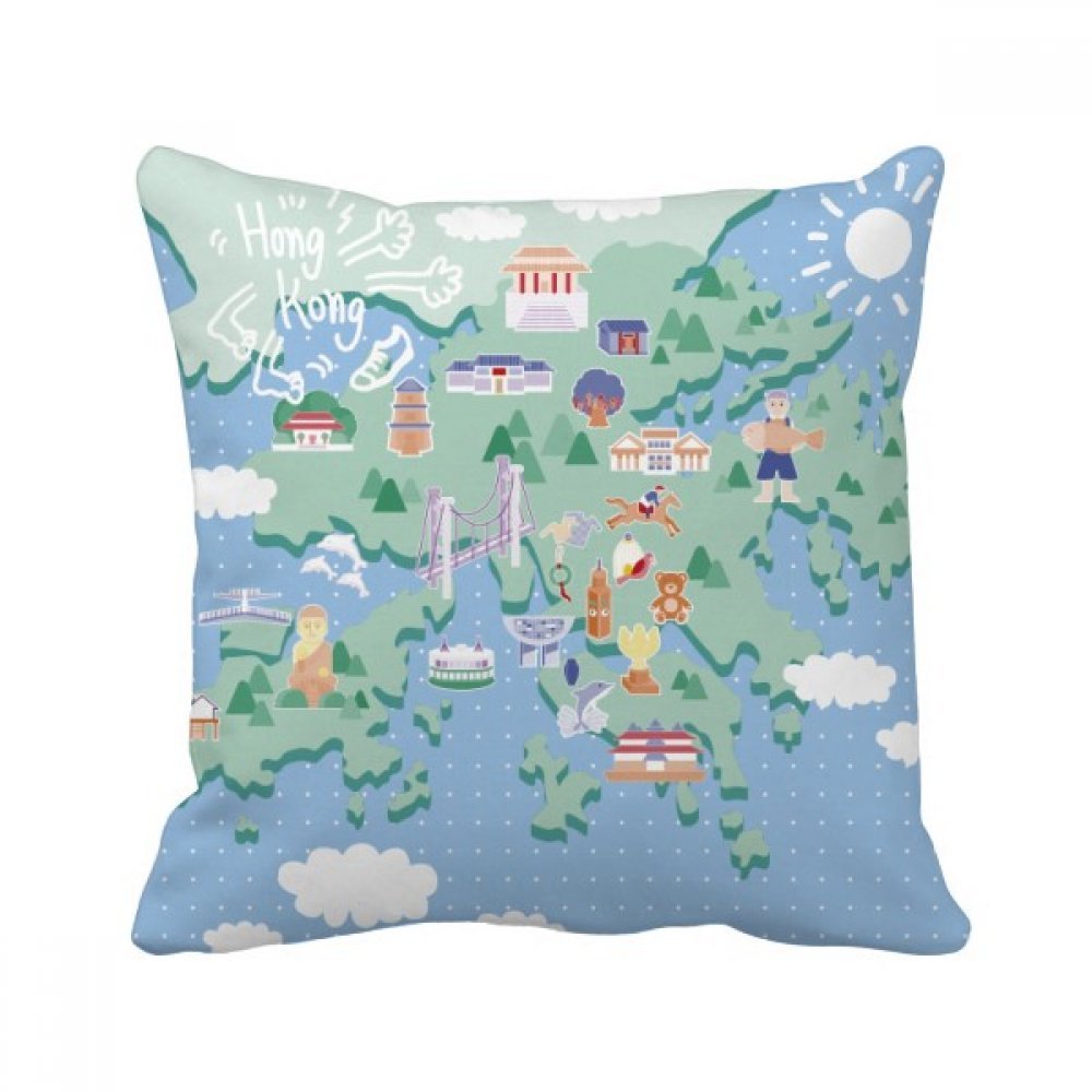 Coussin de chine hong kong idée cadeau originale décoration maison