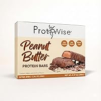 Vista 37 de ProtiWise – Barra de chocolate alta en proteínas 15g 7/caja Pérdida de peso, dieta, apta para dieta cetogénica, reemplazo de comidas Sin