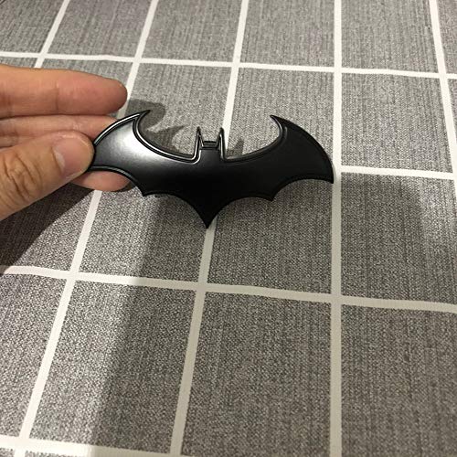 Emblema Adesivo em metal 3D Batman Morcego preto acessórios para carro moto veiculos adesivo decoraç