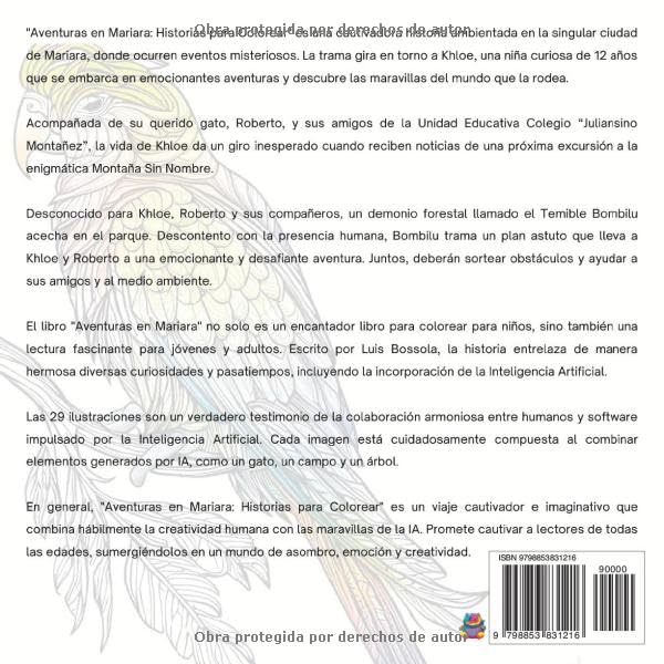 Miniatura 2 de AVENTURAS EN MARIARIA HISTORIAS PARA COLOREAR (Spanish Edition)