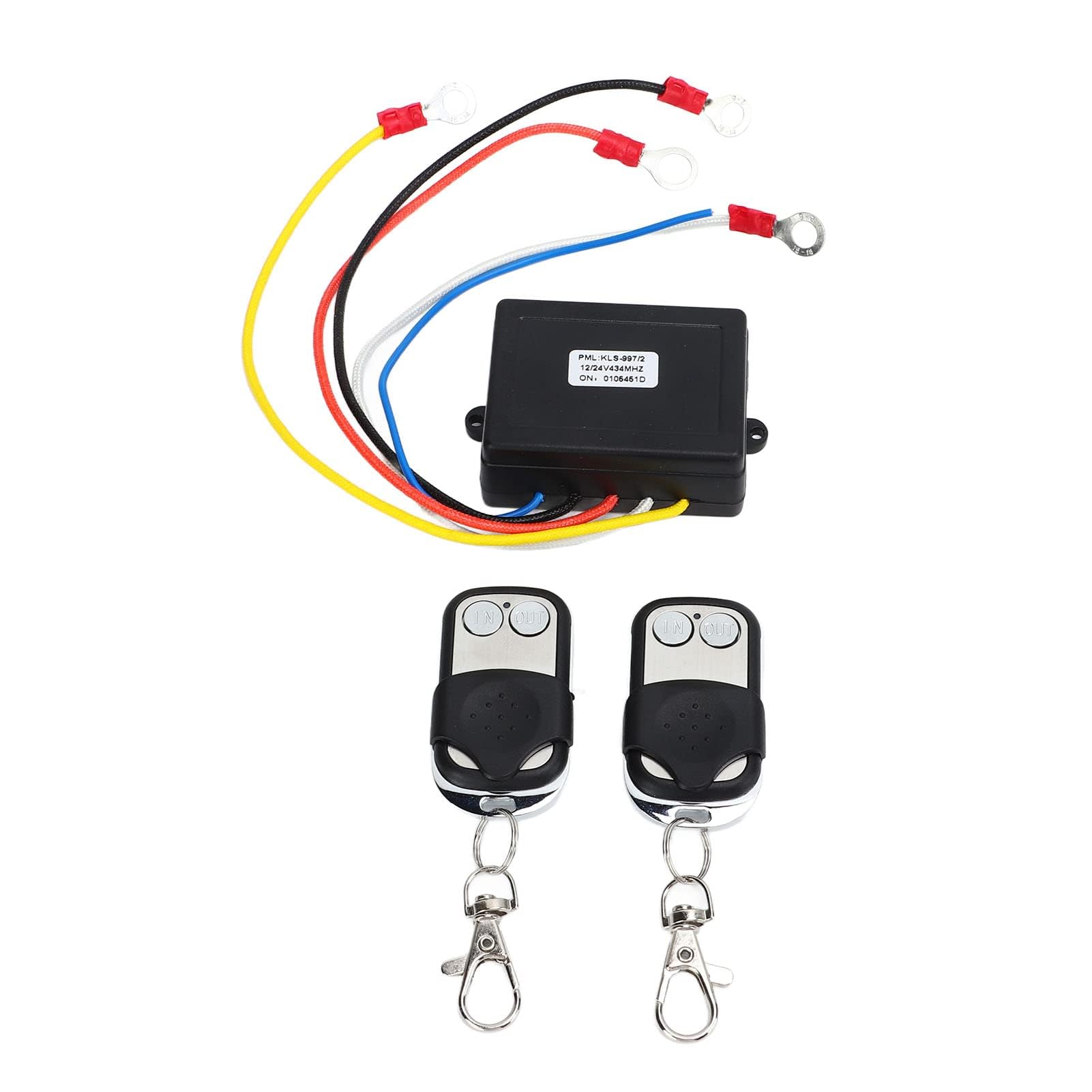 Cabrestante inalámbrico de 12 V 24 V, a distancia, cabrestante eléctrico, controlador de cabrestante inalámbrico, universal, para camiones, ATV, SUV