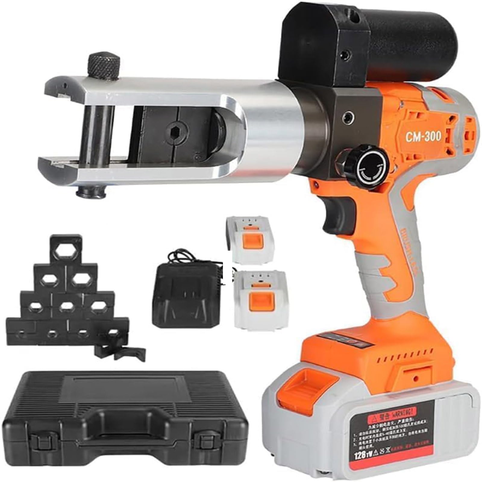 Yxzqloz Hydraulic Crimping Tool | 16–300Mm² Battery-Powered Crimper For Copper/Aluminum Lugs | Wire Terminal Crimping Machine