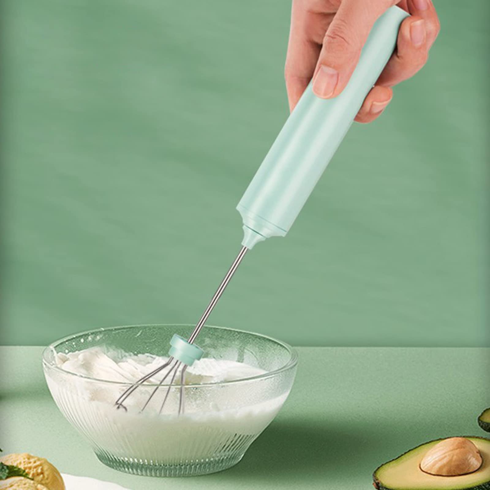 Coffee Frother Handheld Milk Shaker Maker USB Home Whisk For Coffee Milk Foam Puree Baby Food