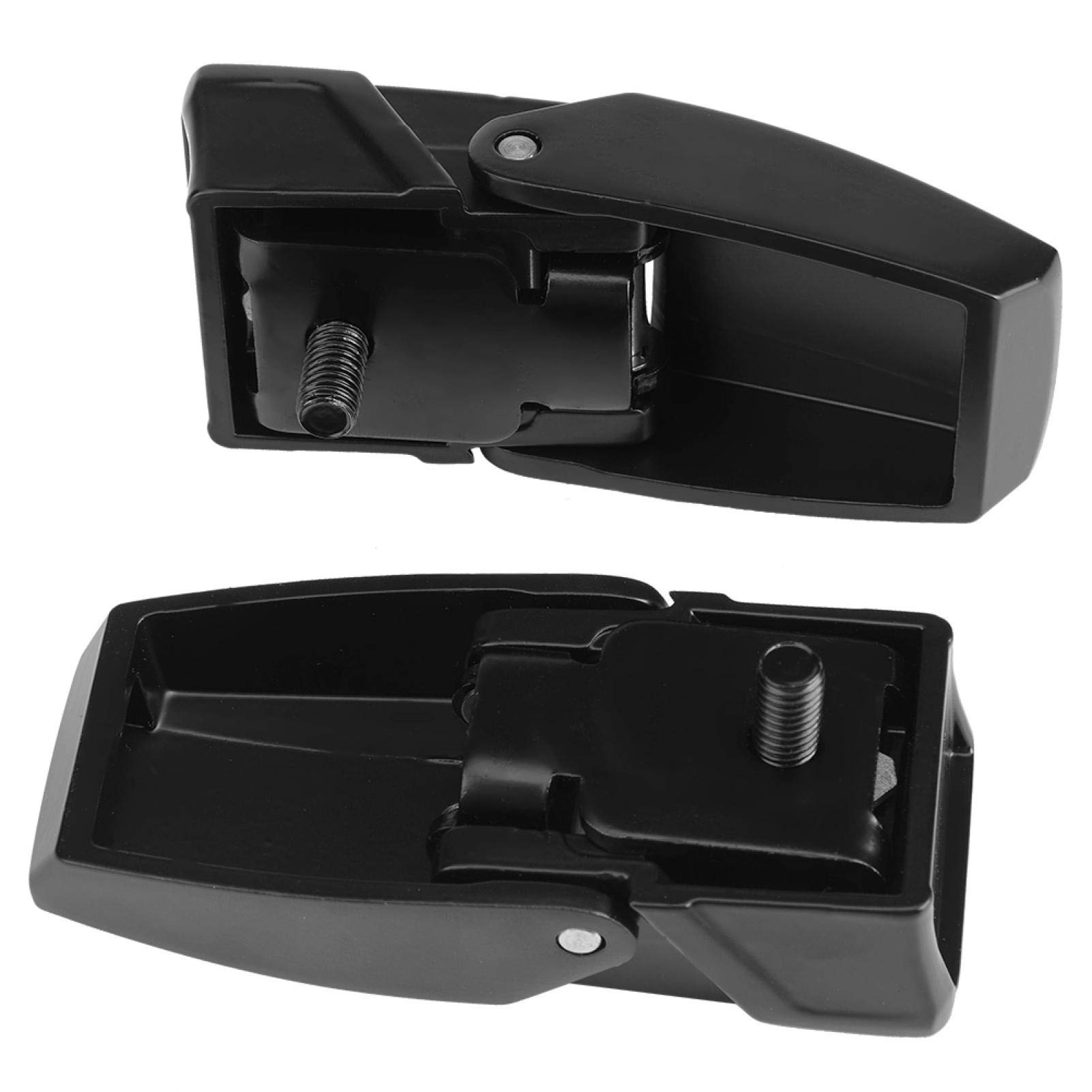 Qiilu Kit de verrouillage du verrou de capot de voiture antivol avec clés pour JK Unlimited 07-17