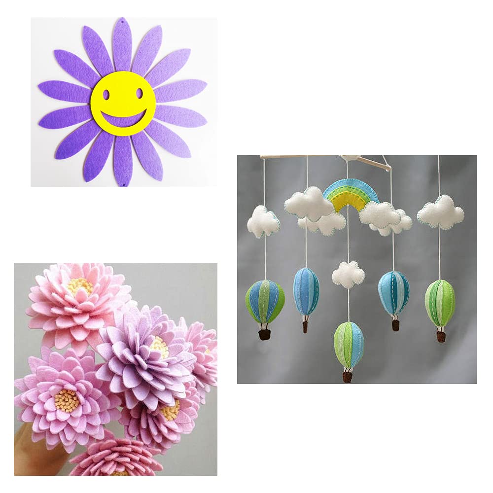 ハンドメイド。フエルト画像用。 国産 手芸・教材用フエルト フェルト ミニー200 20cm×20cm 寒色系18色