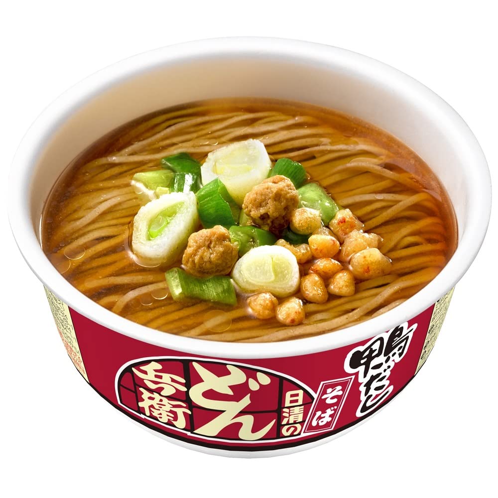 Amazon.co.jp: どん兵衛 鴨だしそば [旨味たっぷり鶏つくね] 日清食品