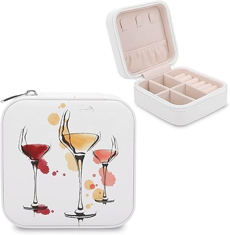 Amazon ジュエリーボックス ワイン イラスト かわいい アクセサリーケース アクセサリー入れ 収納ボックス ミニ Puレザー 携帯用 持ち運び 宝石箱 コンパクト 指輪 ネックレス収納 イヤリング収納 小物入れ 旅行 出張 大容量 贈り物 仕切り調節 プレゼント レディース Amazon ジュエリーボックス ワイン イラスト かわいい アクセサリーケース アクセサリー入れ 収納ボックス ミニ Puレザー 携帯用 持ち運び 宝石箱 コンパクト 指輪 ネックレス収納 イヤリング収納 小物入れ 旅行 出張 大容量 贈り物 仕切り調節 プレゼント レディース