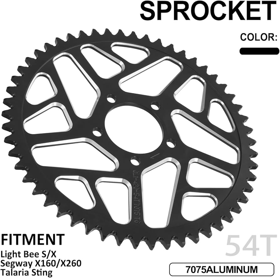 Amazon.com: IUVWISN 54T Sprocket CNC for Surron Sur Ron Light Bee