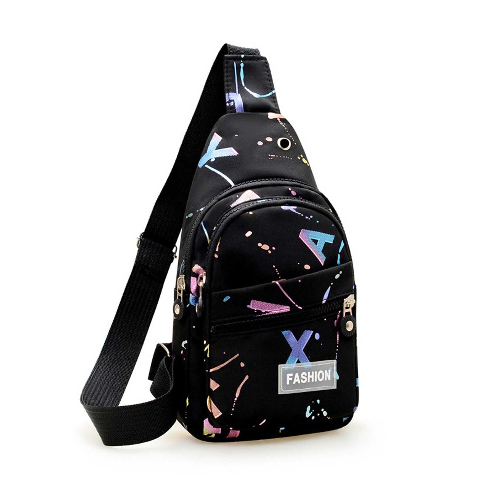 Small Sling Bag for Women Men Sling Backpack Chest Shoulder Crossbody Bag Travel Outdoor Hiking