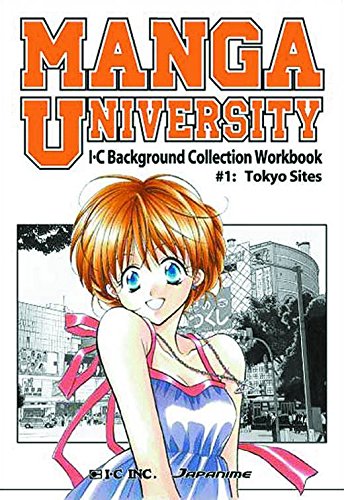 Manga University I-C Background Collection Vol 1 manuel de décors pour dessin
