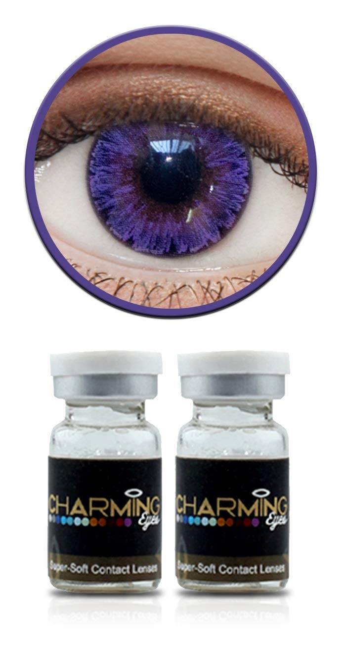 2Tone Yearly Zero Power Color Lenses (Violet-0.00)-image-5