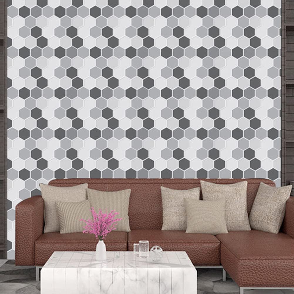 Piastrelle autoadesive da parete per cucina, bagno, mosaico, decorazione da parete, 10 pezzi