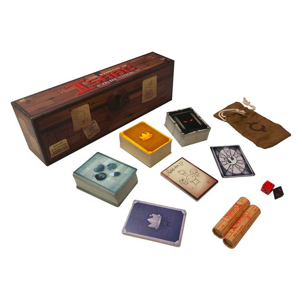 The Binding of Isaac: Four Souls - RPG Fantasy Board Game for Families and Kids for Fun Easy Role-Pl