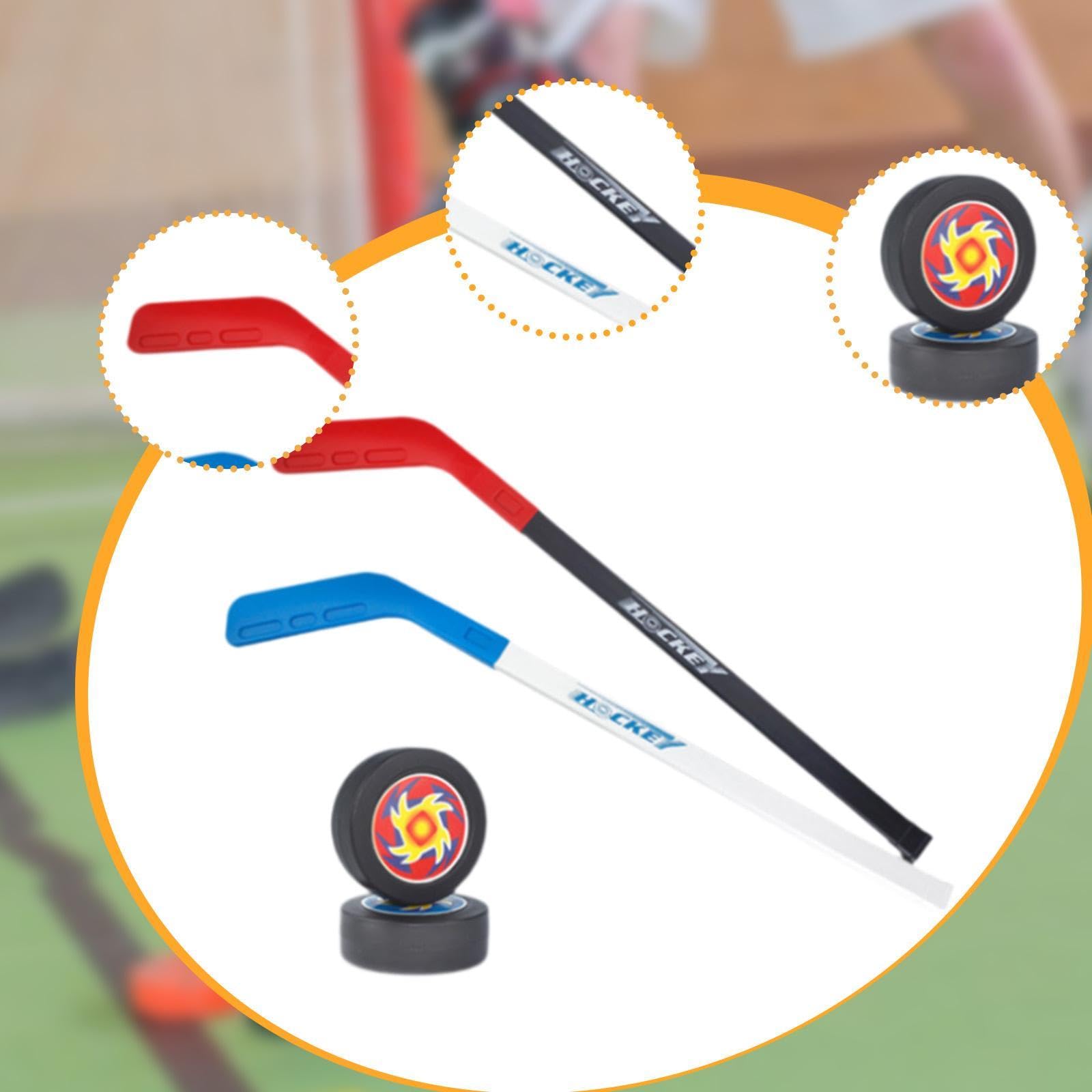 Kinder-Hockey-Set 28,4 Zoll | Griffiger Hockeyschläger Mit 2 Bällen Für Jungen & Mädchen