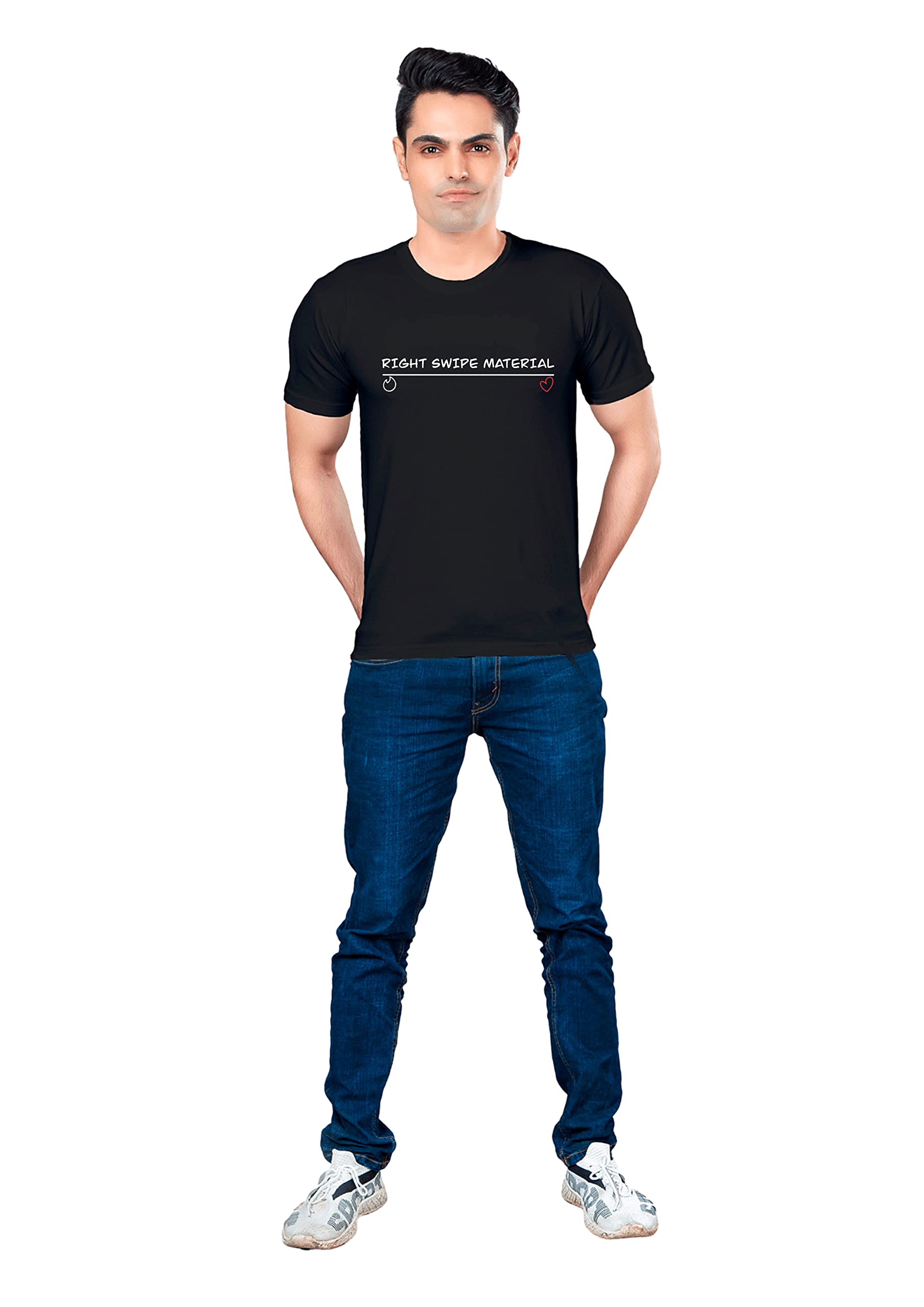 KATCH KLOTHINGMen's Printed T-Shirt | Cotton Bio Wash Round Neck Half Sleeves T-Shirts