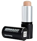 Quick-Fix Body Makeup Full Coverage Foundation Stick, Water-Resistant Body Concealer for Imperfections & Tattoos, 0.42 Oz