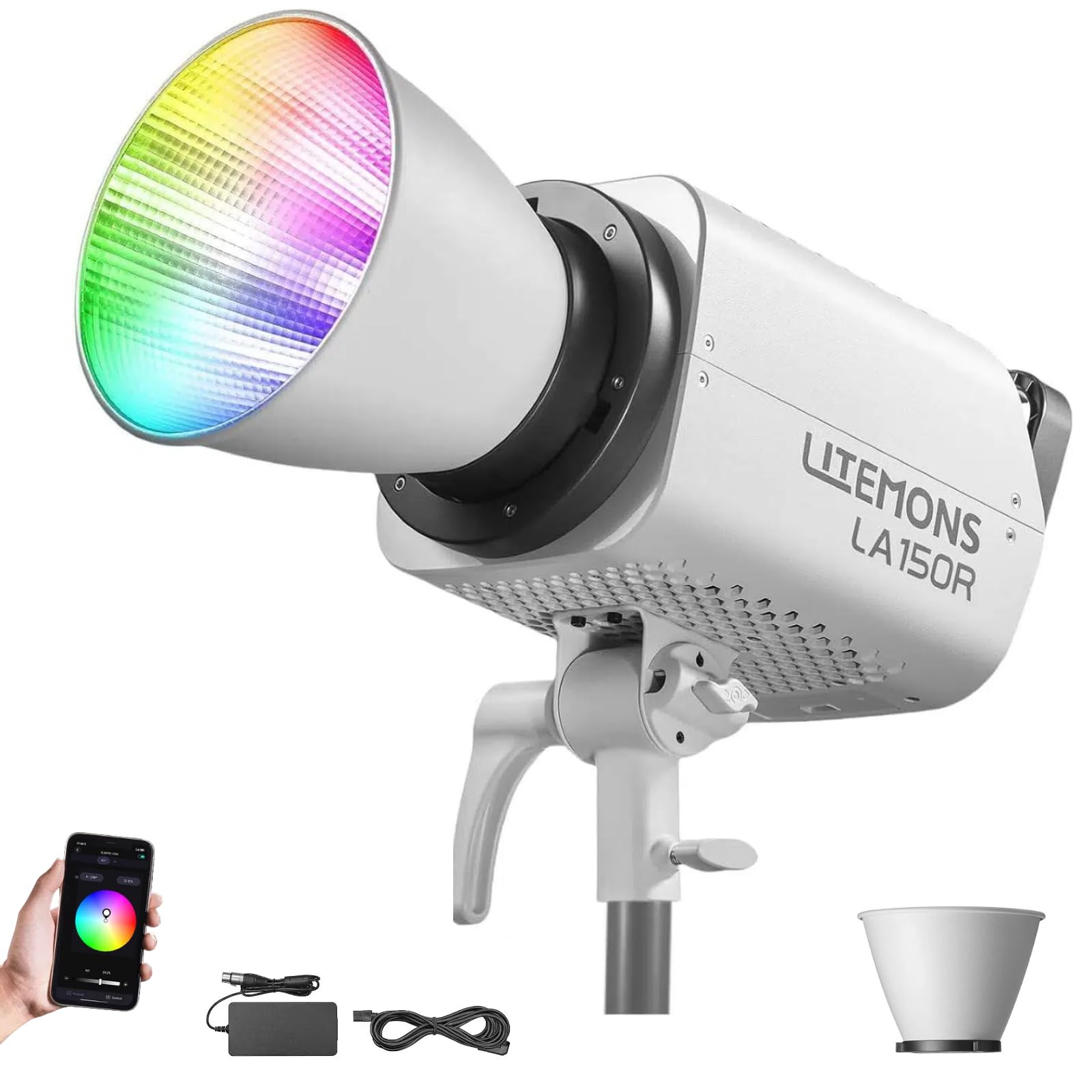 Amazon.com : Godox Litemons LA150R RGB LED Video Light with Carry