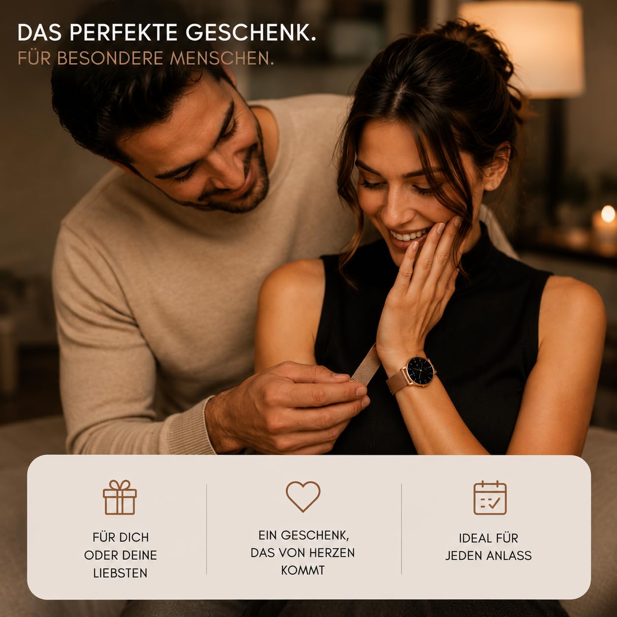 XCOAST SIONA 2 Damen Smartwatch Roségold 1,3" AMOLED Fitnessuhr Herzfrequenz Blutdruck SPO₂ IP68 wasserdicht 7 Tage Akku Android iOS