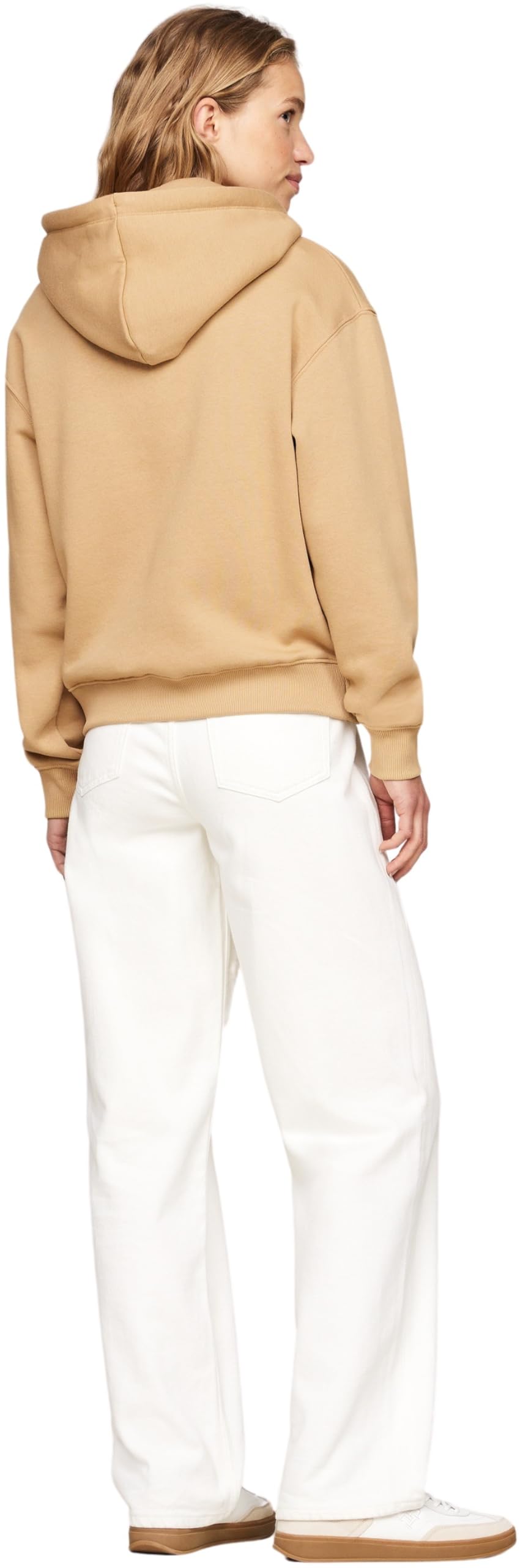 Tommy Hilfiger Donna Felpa con Cappuccio con Logo