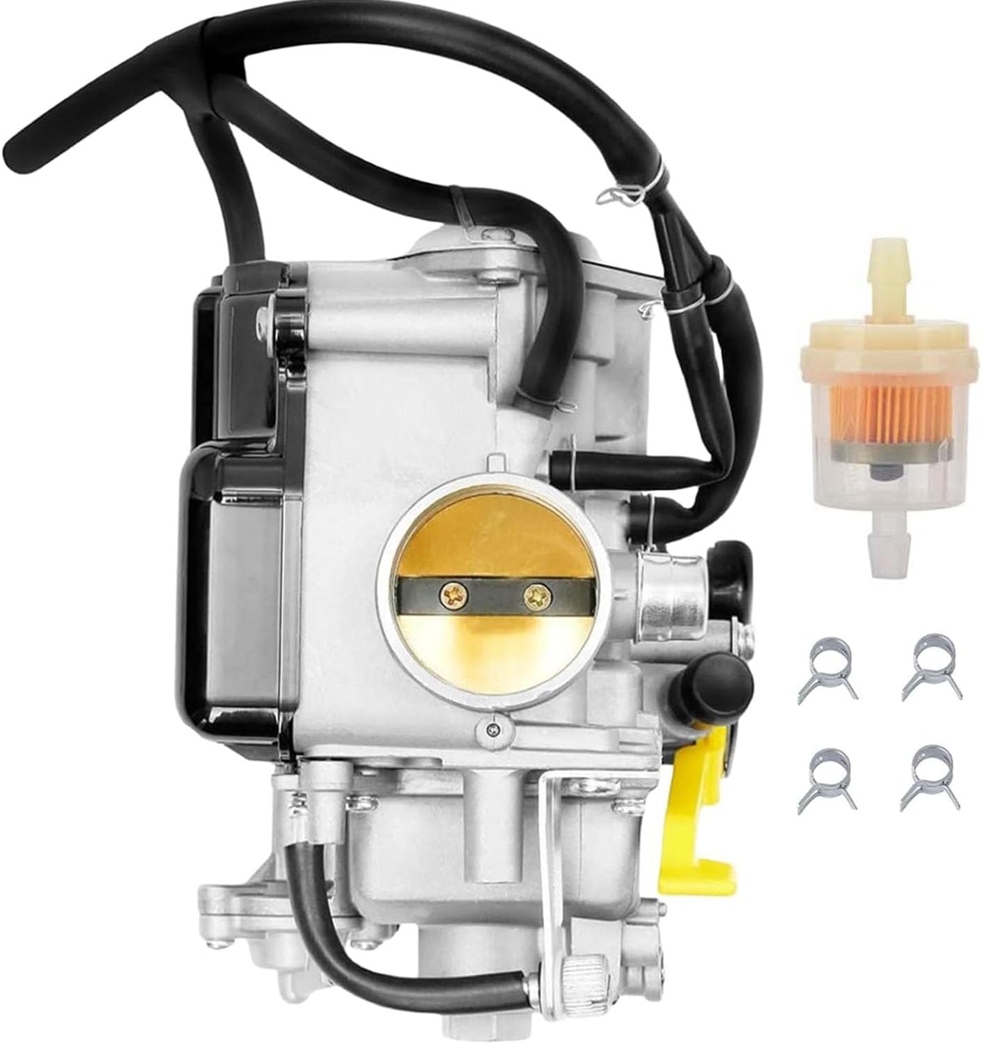 TRX400 Carburetor Fits 1999-2008 Honda Sportrax 400 TRX400EX 2x4, 2001-2015 Honda Sportrax TRX400, 2009-2014 Honda TRX400X, 1999-2000 Honda FourTrax TRX400 Replaces# 16100-HN1-013, 16100-HN1-A43