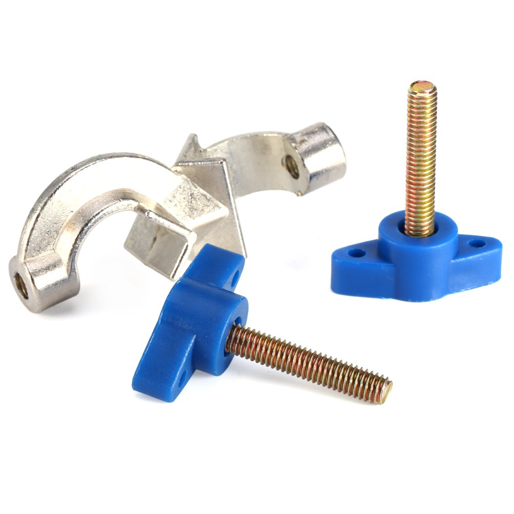Laboratorium Klem Houder 90 Graden Dubbele Top Draad Klemmen Houder Metalen Lab Stand Grip Ondersteunt Metalen Haakse Clip met Schroeven