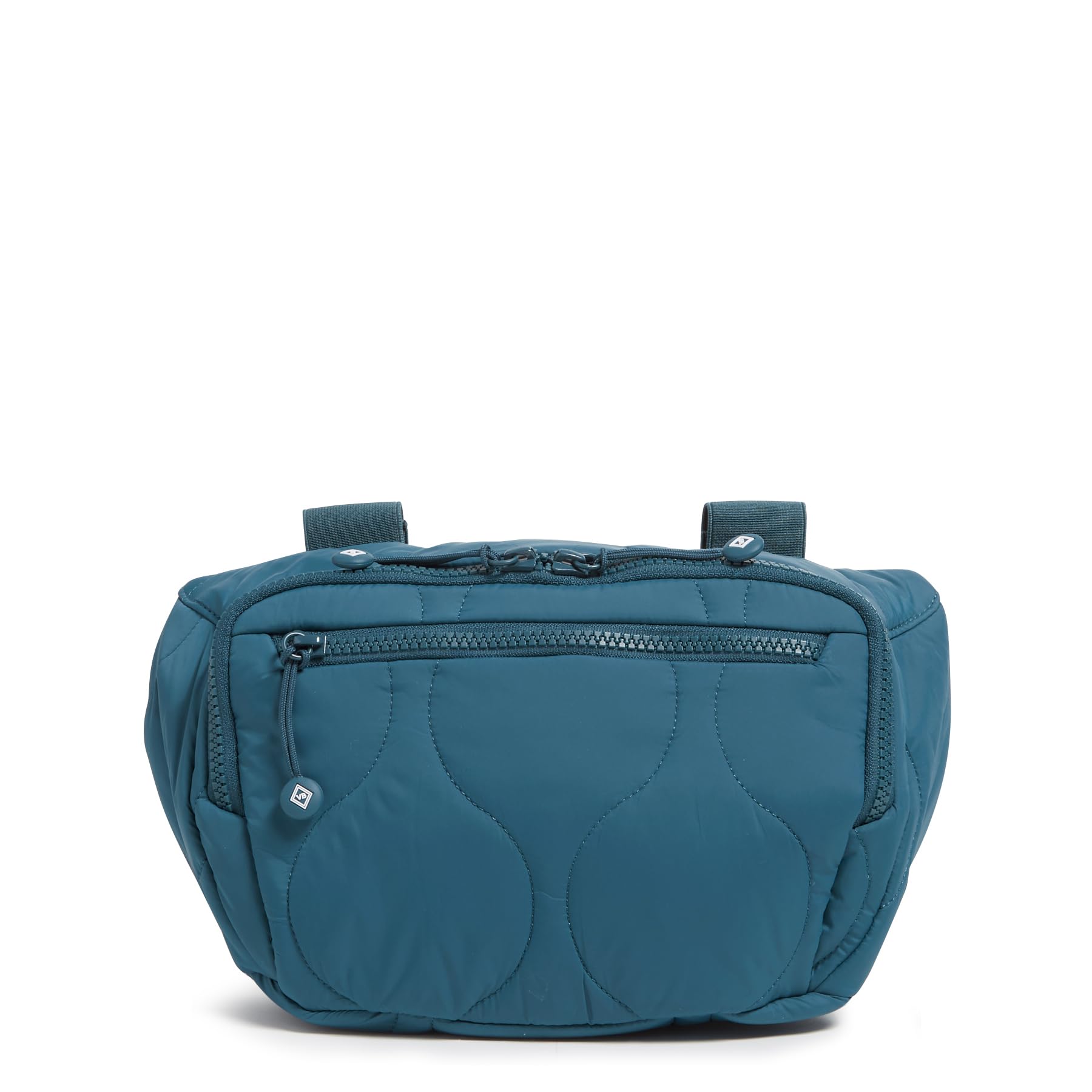 Vera Bradley Women's Featherweight Belt Bag Sling Crossbody, Peacock Feather, One Size