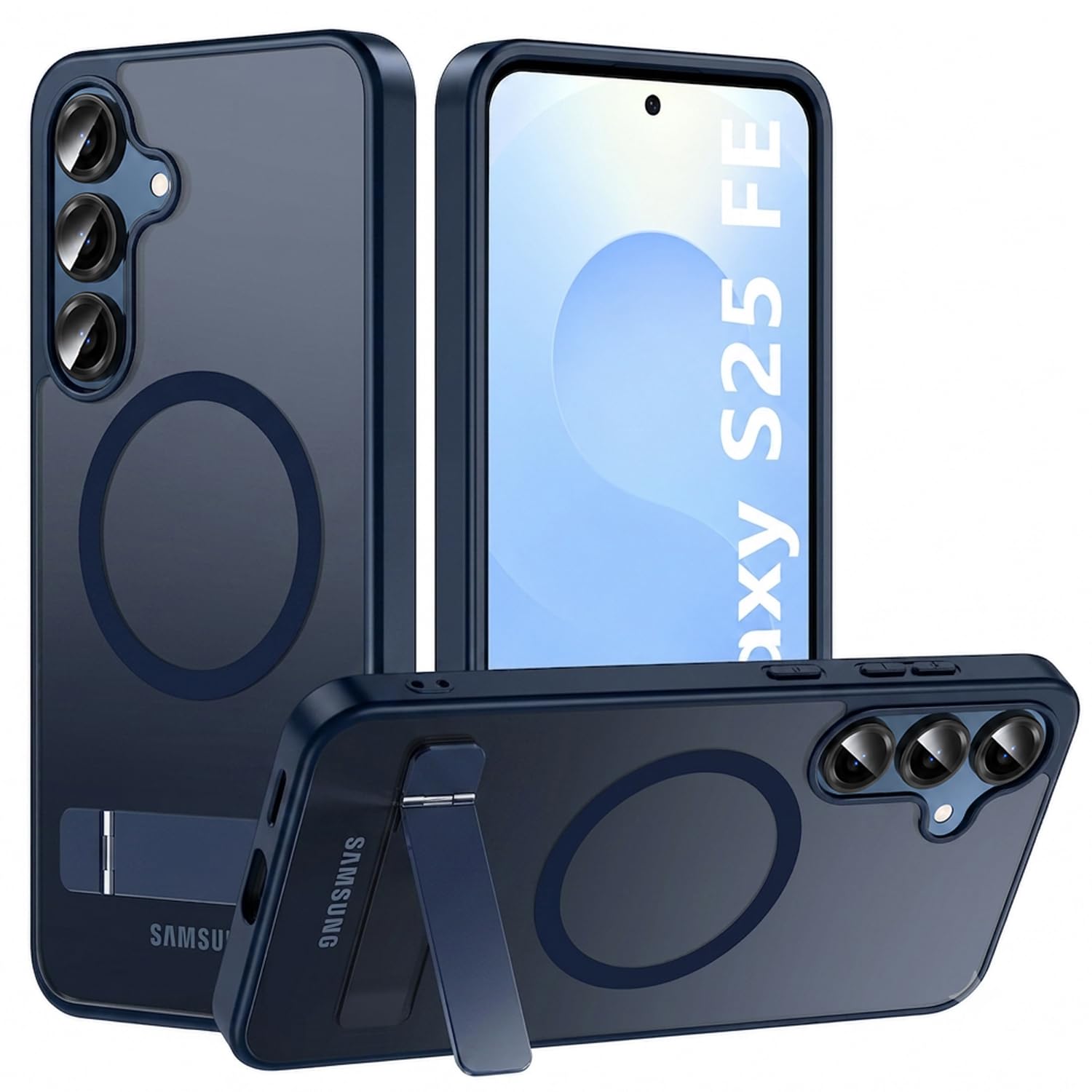 Elzzi Magnetic Case for Samsung S25 Ultra - Kickstand & Mag-Safe -31
