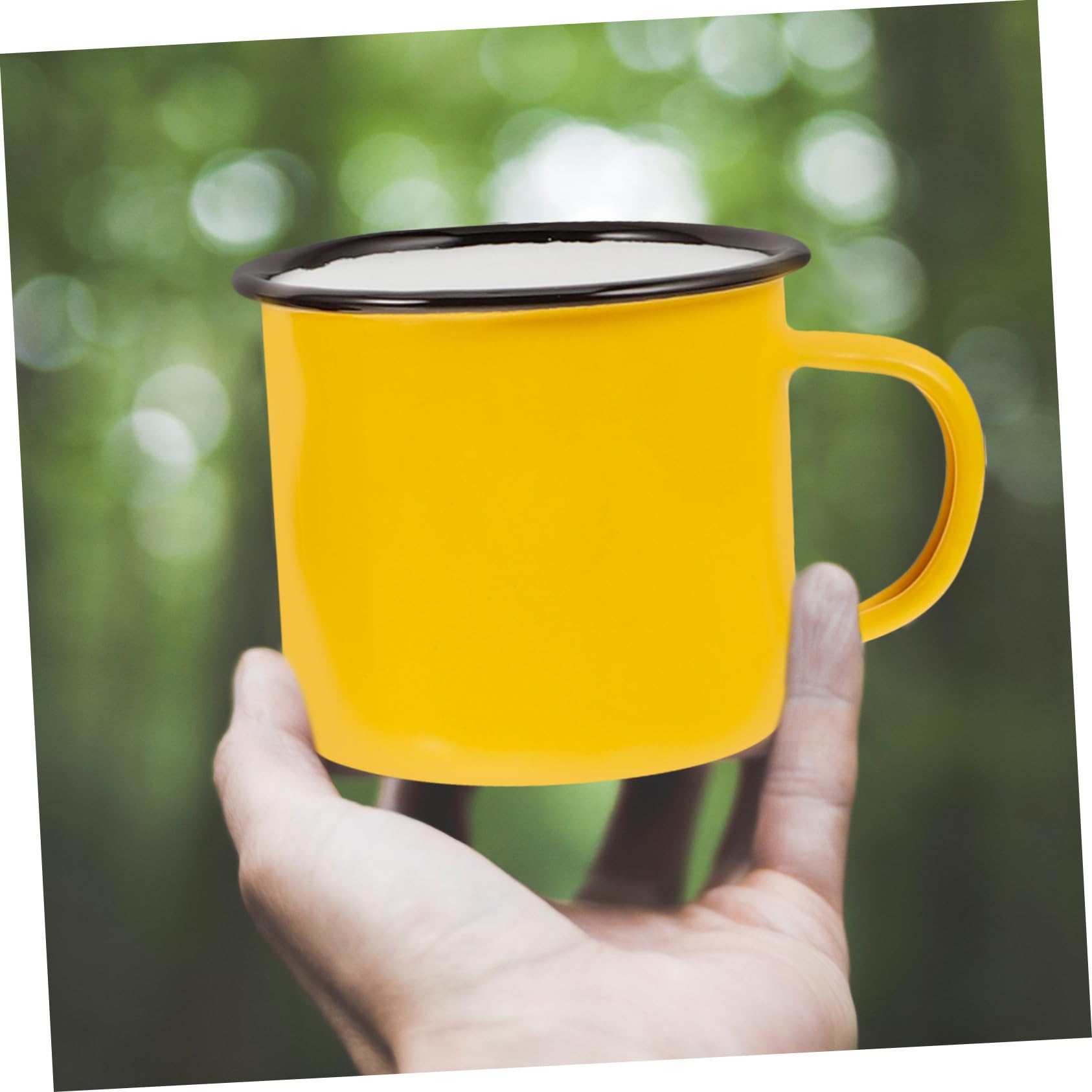 4stücke Teiliges Retro Emaille Trinkbecher Handliche Camping Für Kaffee Tee Milch Für Outdoor-aktivitäten Und Frühstück Zu Hause