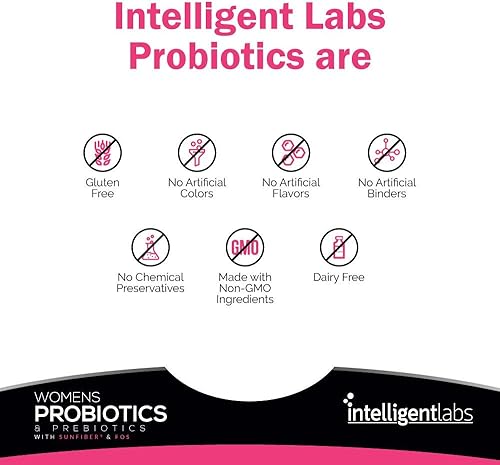 Miniatura 6 de Intelligent Labs Fórmula de probióticos para mujer con extracto de arándano, D-manosa y prebióticos, todo en uno, 6 mil millones de UFC, una cápsula