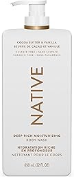 Native Moisturizing Body Wash Cocoa Butter & Vanilla, 650 mL