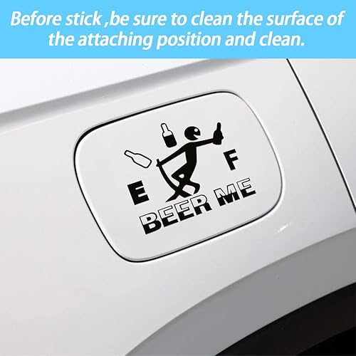 Miniatura 3 de Blilo Calcomanías divertidas para automóvil, calcomanías de consumo de cerveza me, calcomanías vacías para automóvil, camiones, motocicleta, SUV