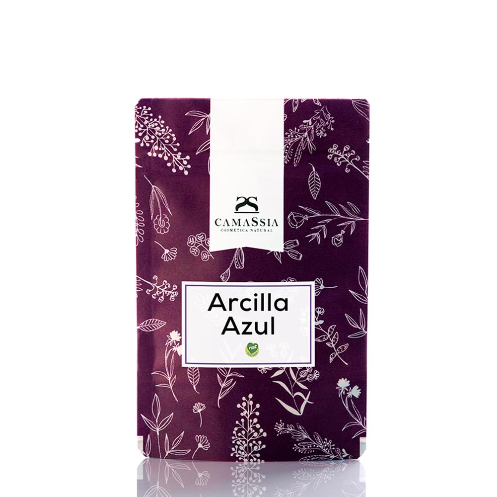 Camassia Arcilla azul | Arcillas naturales para cosméticos y mascarillas | Kaolin - secada al sol - 100% natural | 5kg
