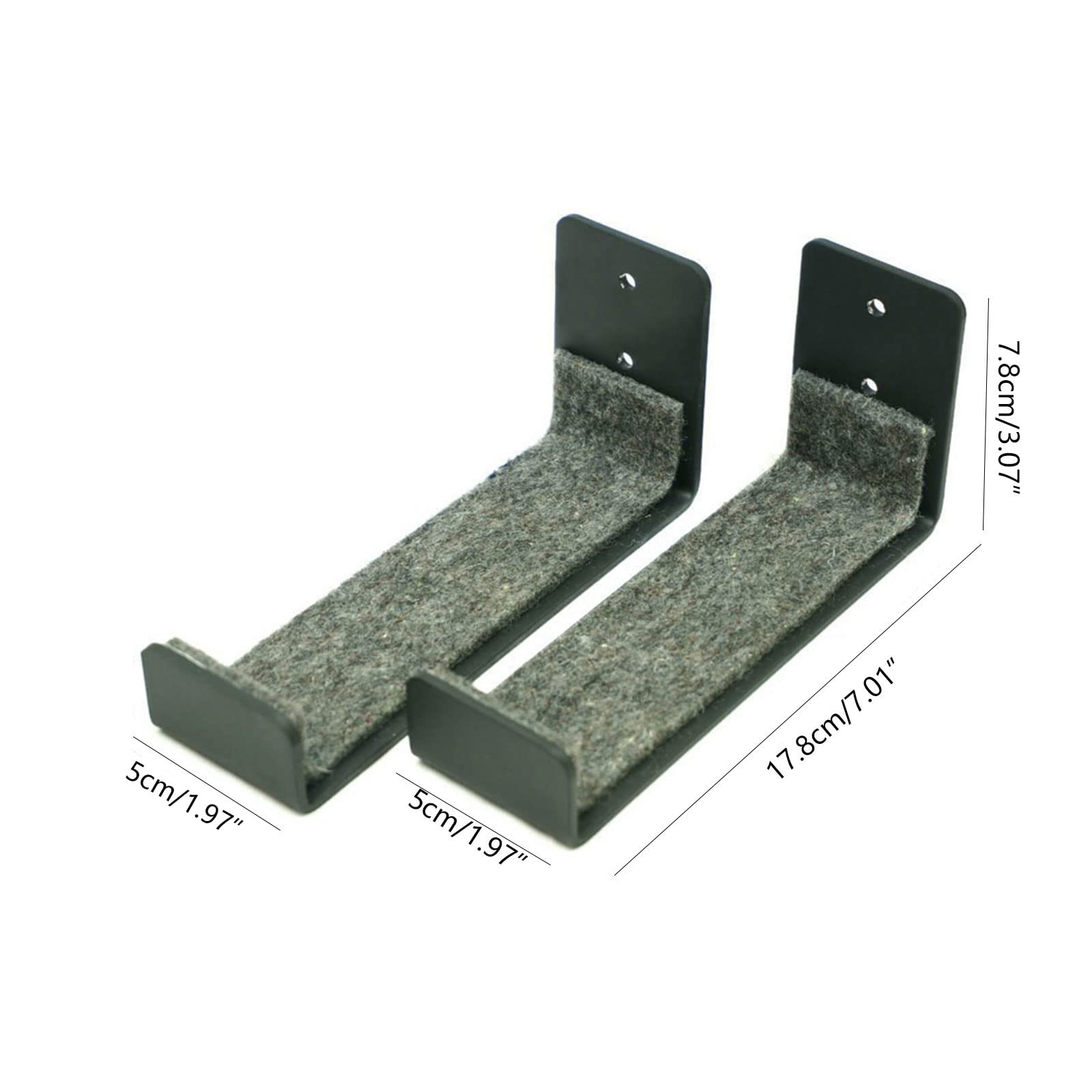 2x Surfboard Display Rack Hanger Hook Wall-mounted Surfboard Hanger Snowboard Wall-Mounted Bracket Stand Holder