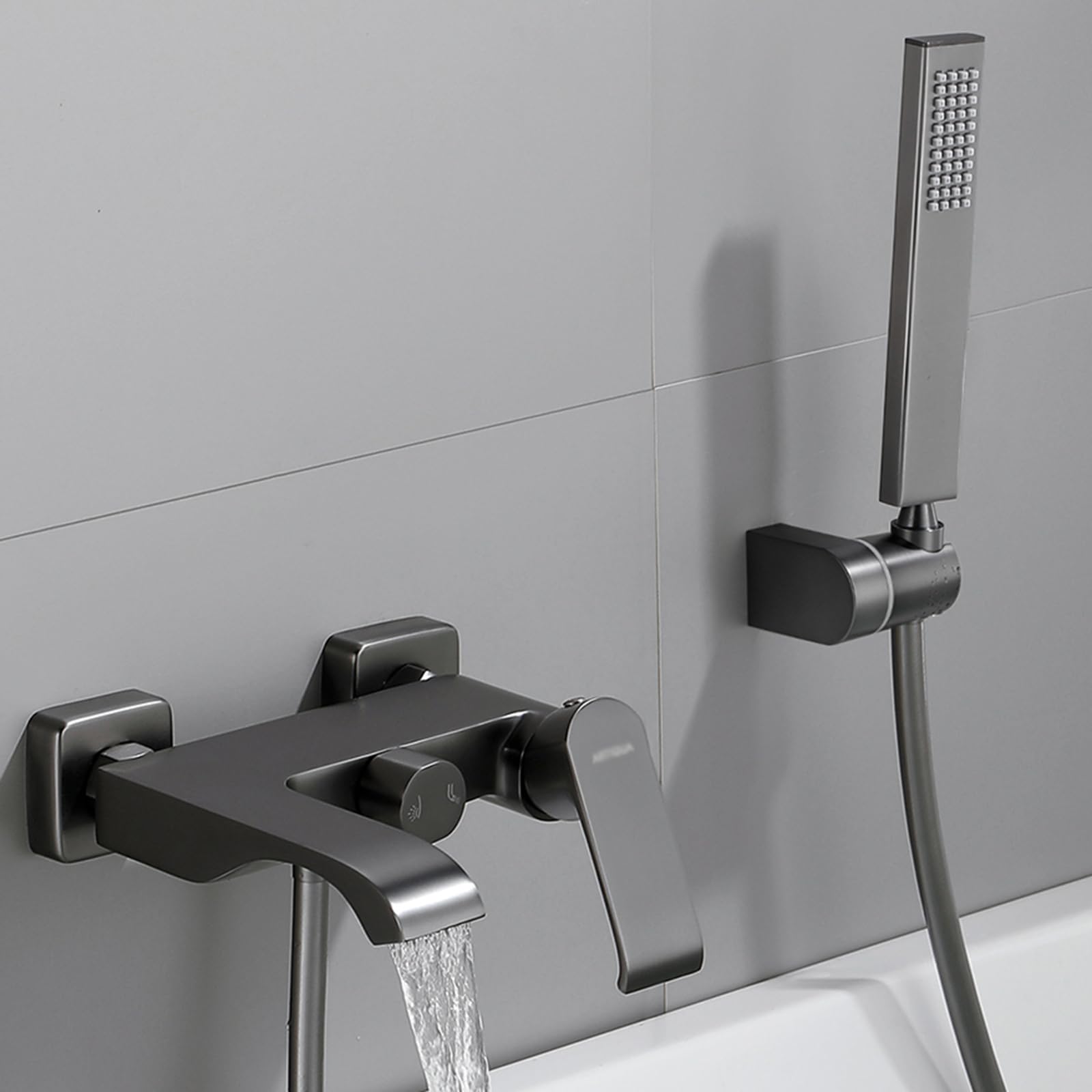 Mitigeur de douche cascade mural pour baignoire et salle de bain