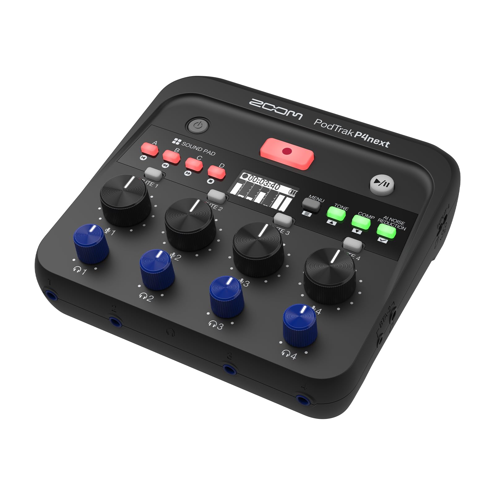 Amazon.co.jp: ZOOM ズーム P4next ポッドキャストレコーダー 32bit