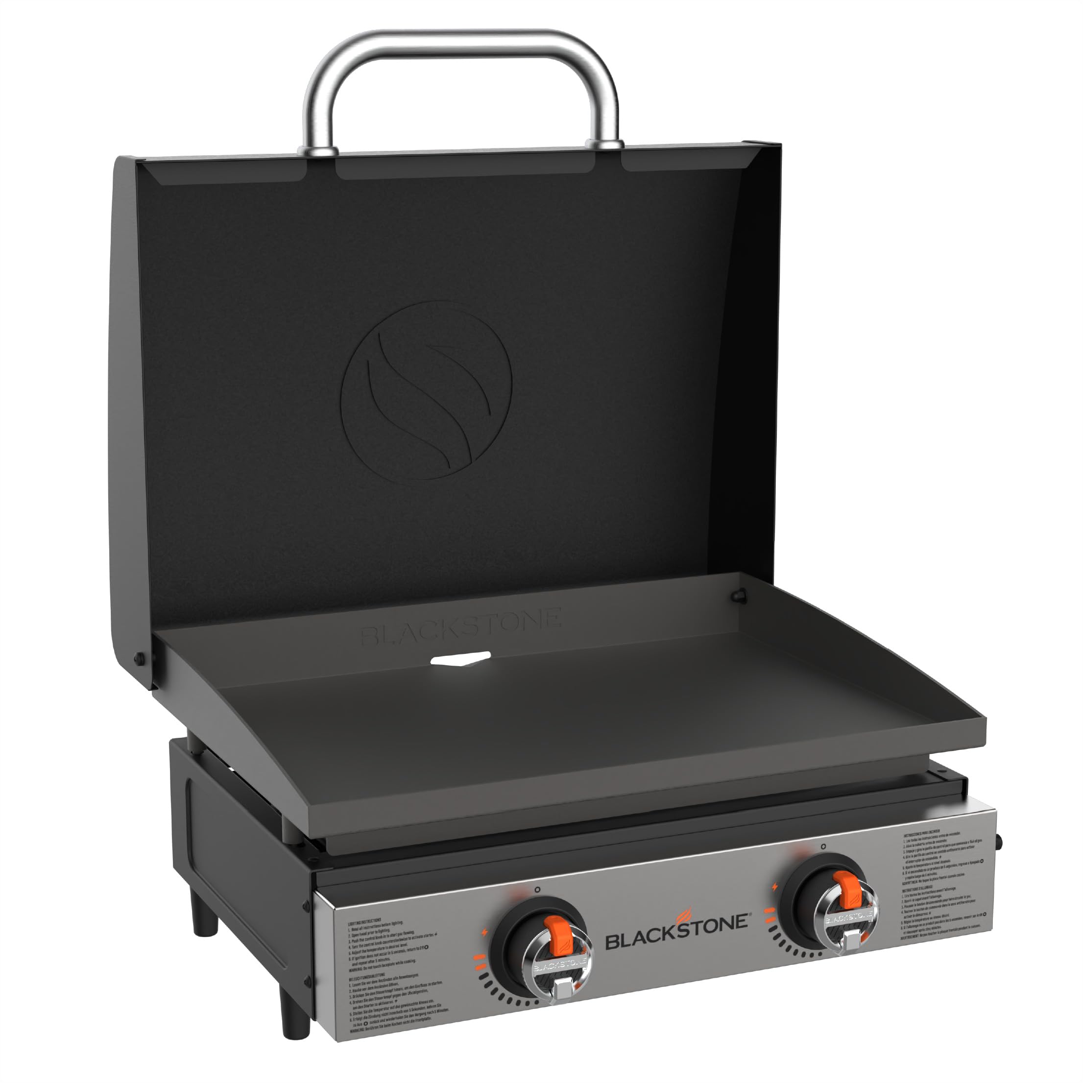 Blackstone 22″ Griddle Tischgrill mit 2 Brennern inkl. Deckel