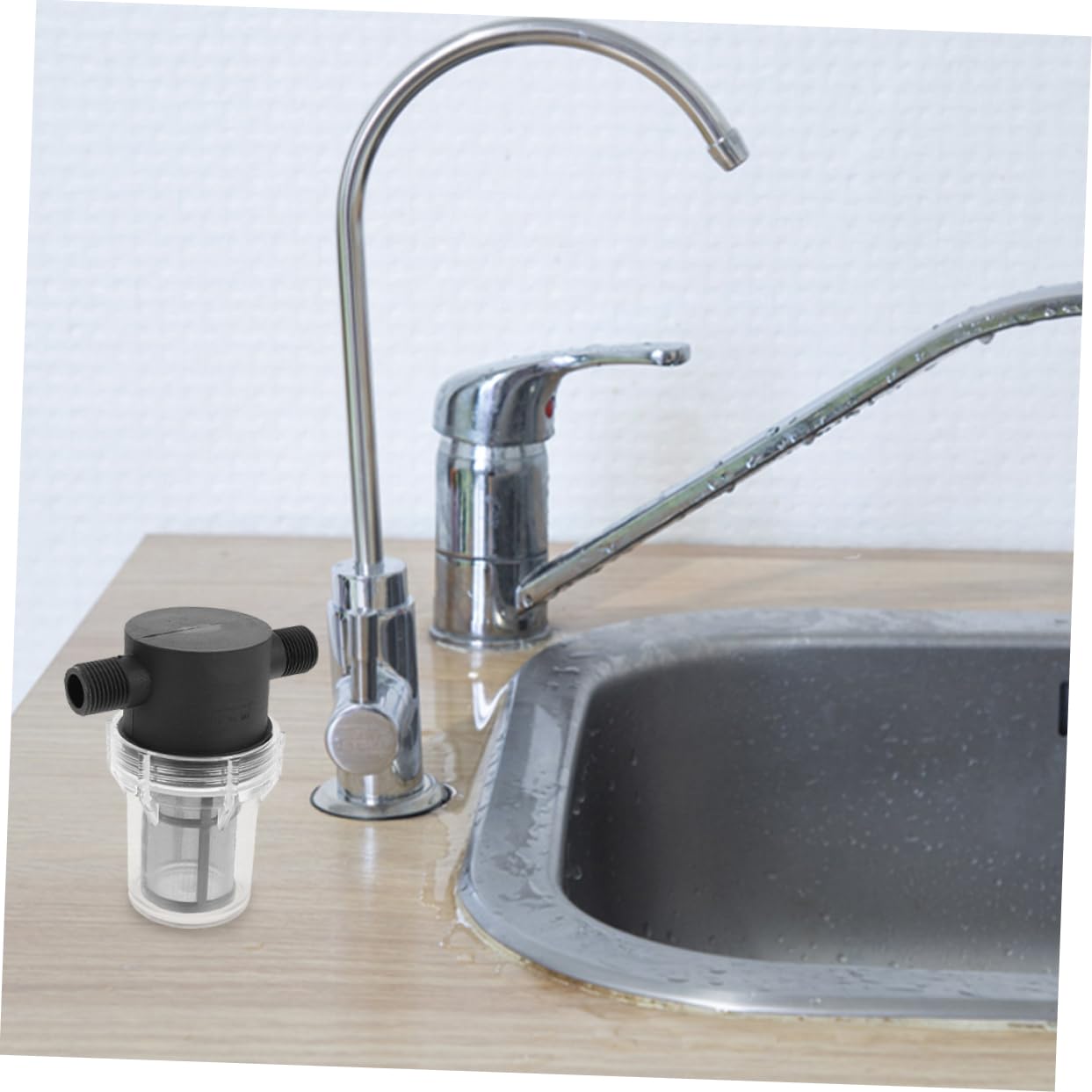 Operitacx 3 Stück feinmaschiges Sieb Filter Schlauch im Einklang Rohr wasserreiniger wasseraufbereiter water container Austausch des Wassereinlasses im Wohnmobil kleines Inline-Sieb Plastik