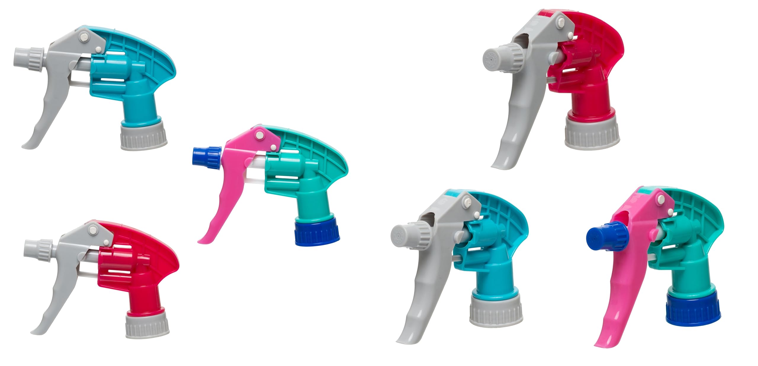 DGK 6-Pack Universal Trigger Spray Nozzles for Home, Salon, and Office Use - Fits All Soft Drink Bottle Types | Mix Colors-image-8