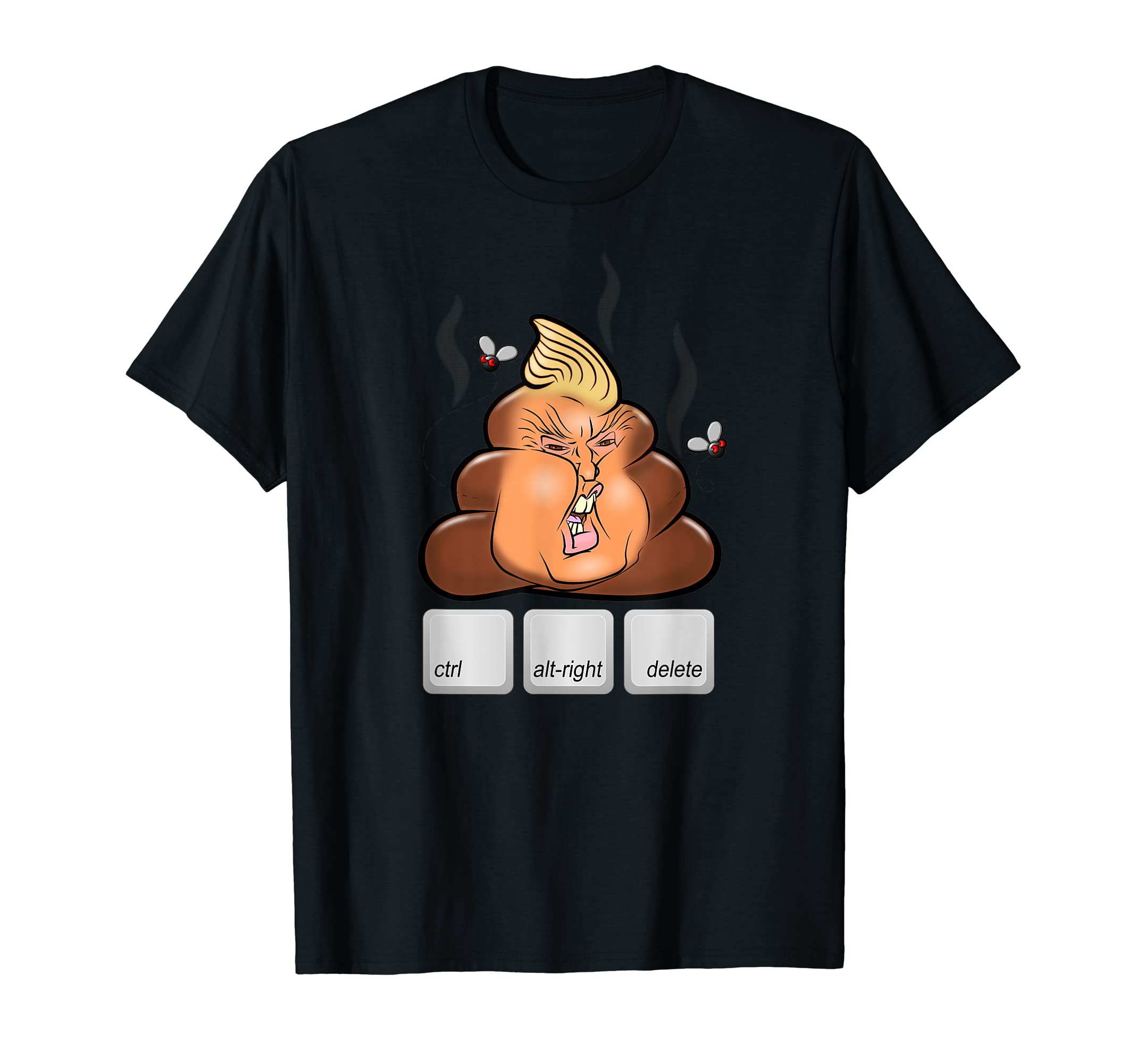 Official Phunny Anti-Trump MerchandiseCntl+Alt(right)+Delete Anti Alt-Right Anti Trump T-Shirt