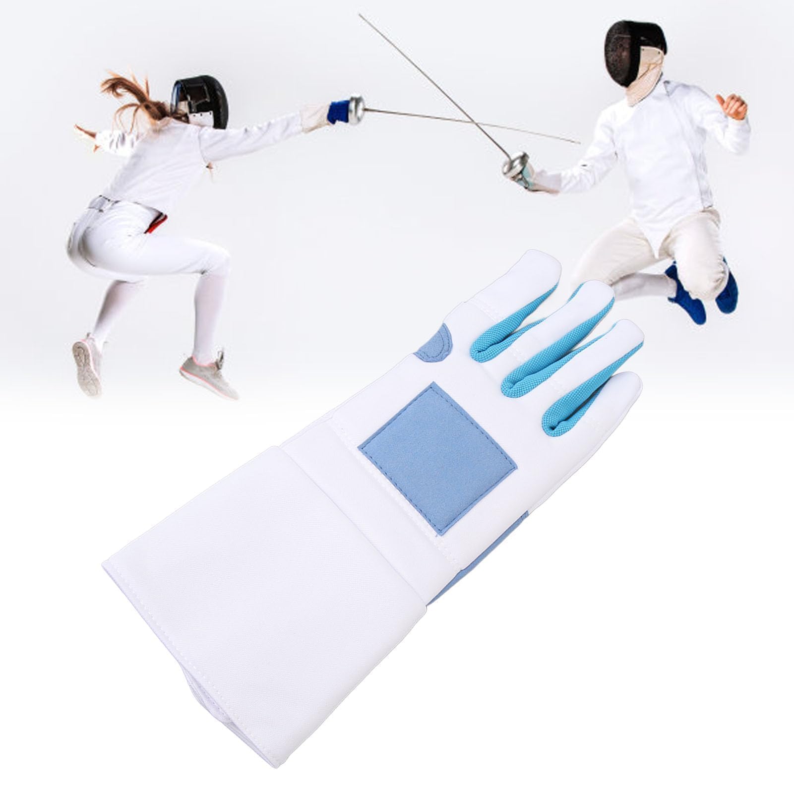VBESTLIFE D'escrime Main Droite,D'escrime Antidérapant, Ajustement Confortable, Tissu tricoté pour L'entraînement à L'épée et au Sabre (XL)