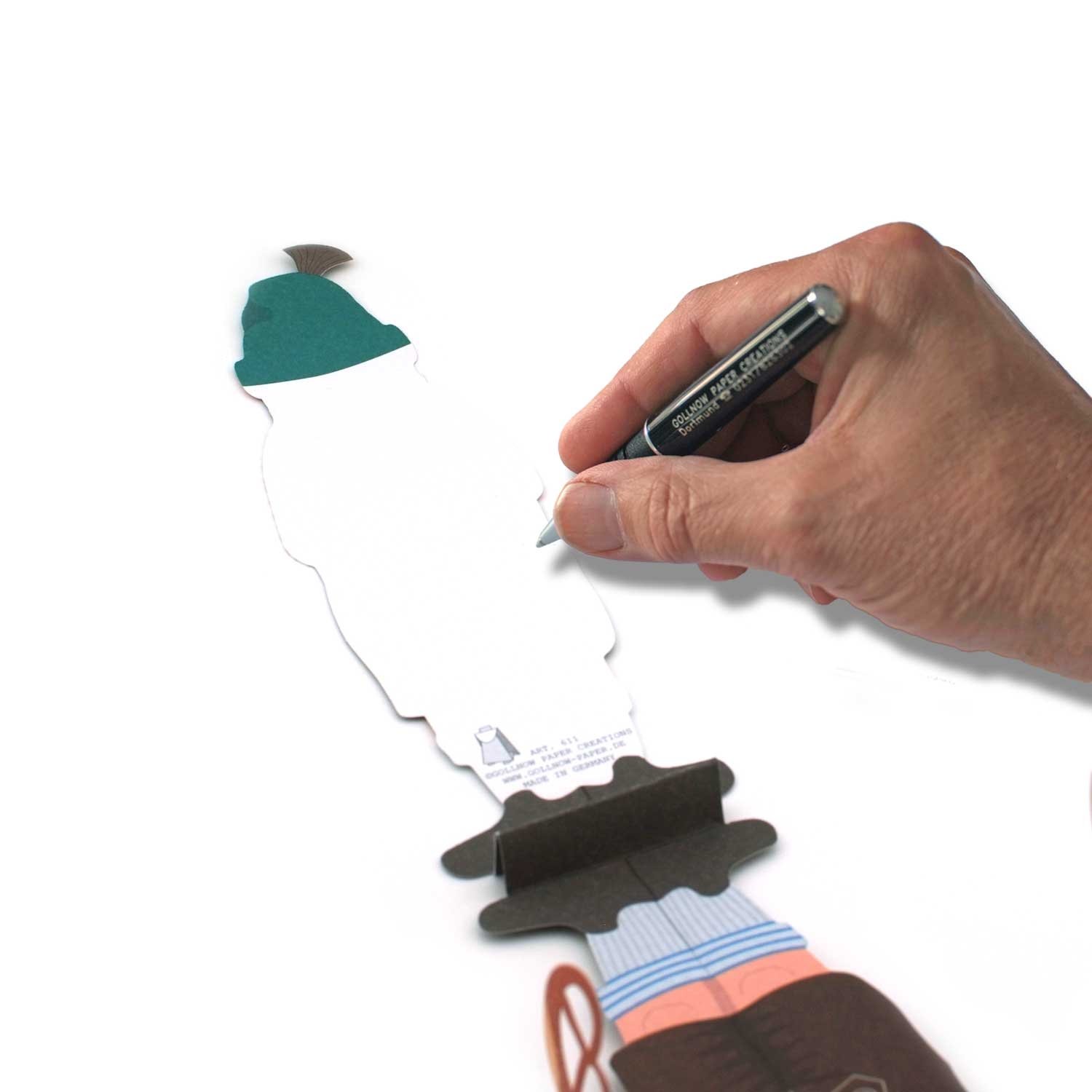 POP-UP CARD BAVARIAN: A folded 3-D-card - Image 3