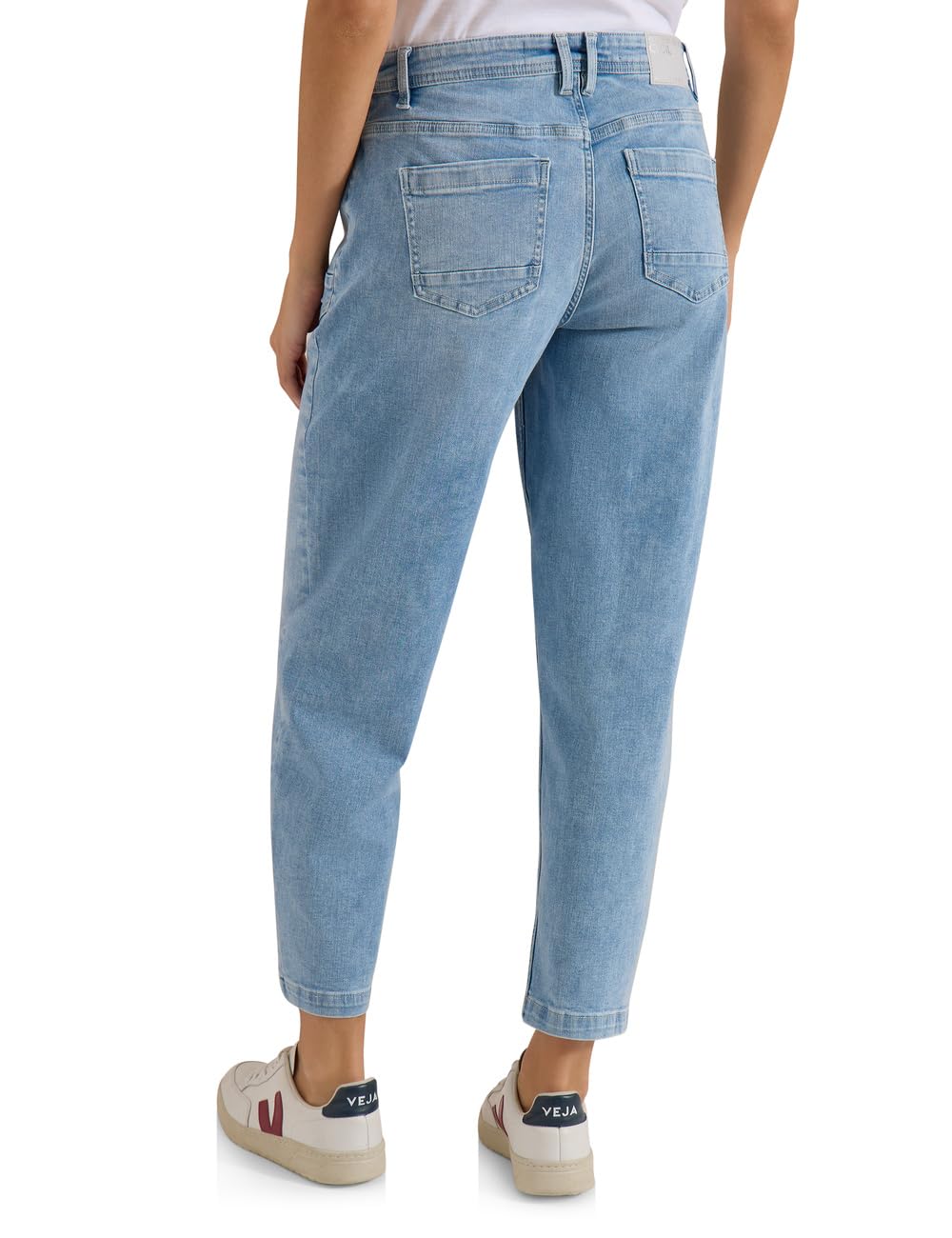 Cecil Damen Barrel Leg Jeans mit aufgesetzten Taschen 3819097