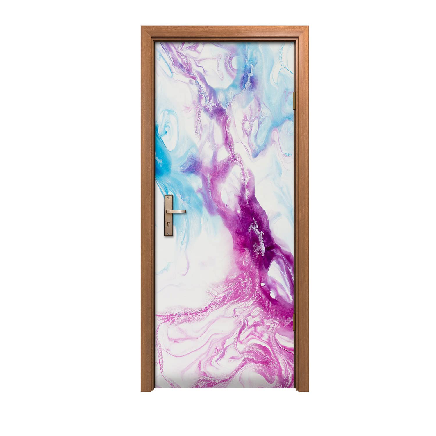 Autocollant de porte marbre 90x200cm pour décoration design