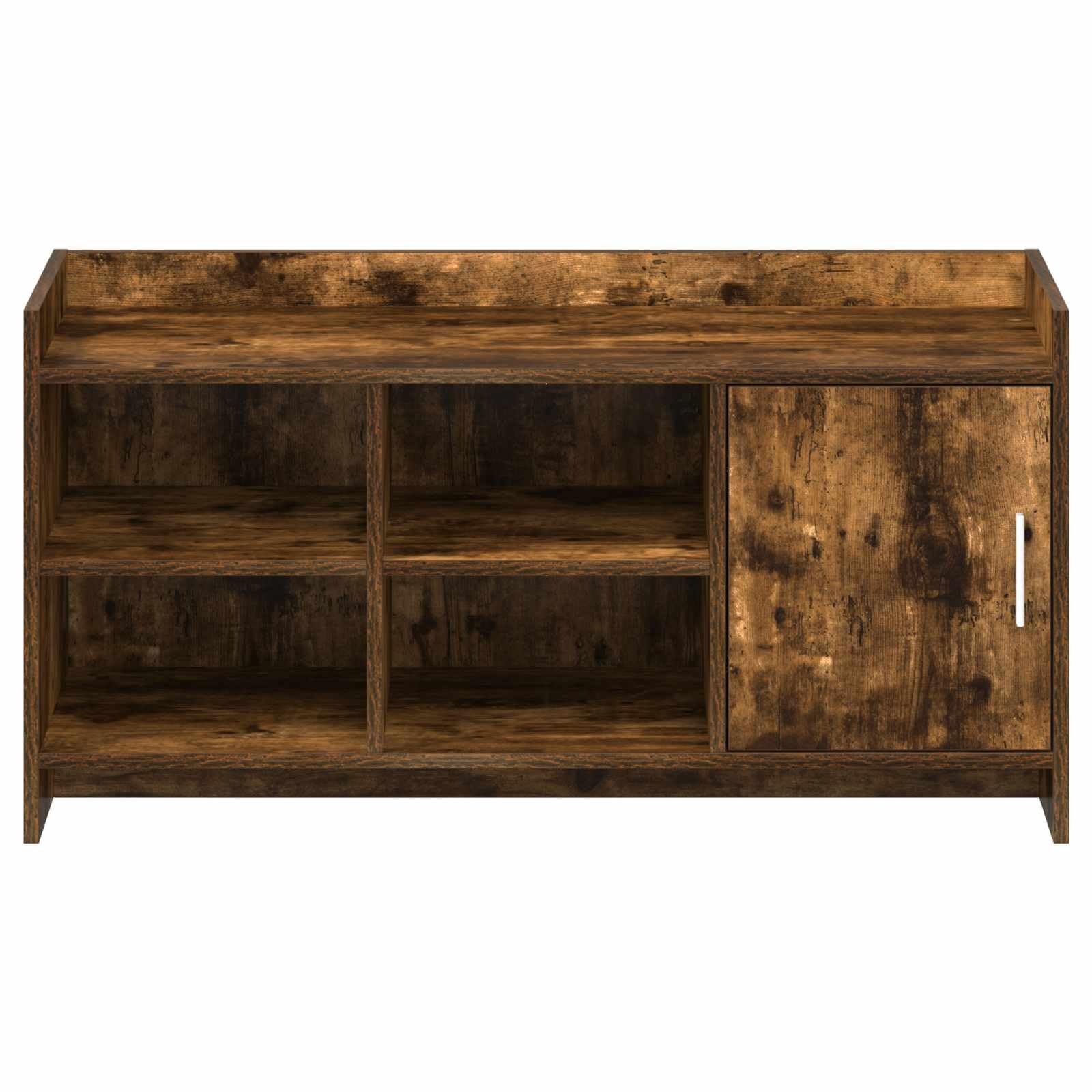 Szafka na buty z drzwiami dębu dymnego 100 x 39,5 x 51 cm